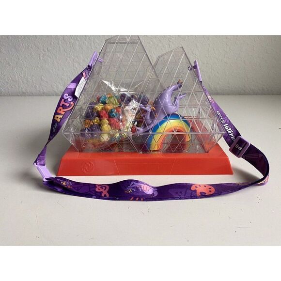 Epcot Festival Of The Arts Figment Pavilion Popcorn Bucket Lights Up Disney 2024 - Picture 2 of 16